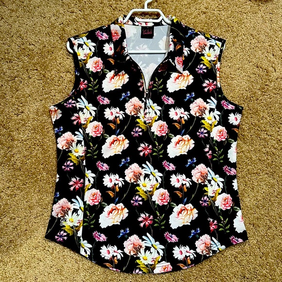 Floral Golf Polo - Picture 1 of 4